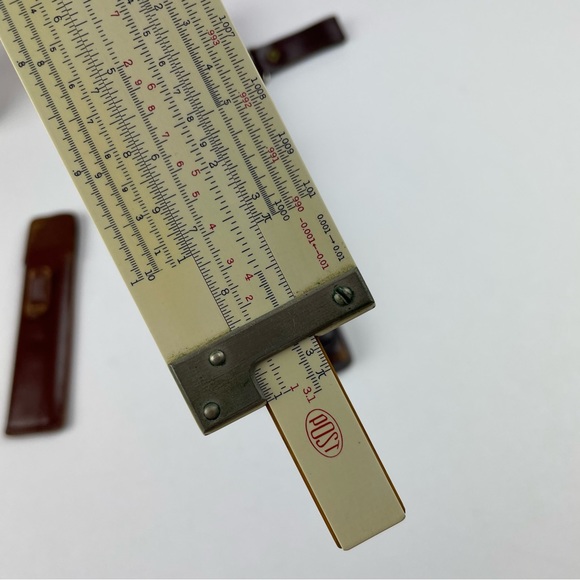 Vintage Frederick Post Brown White Versalog Slide Rule - Picture 6 of 8